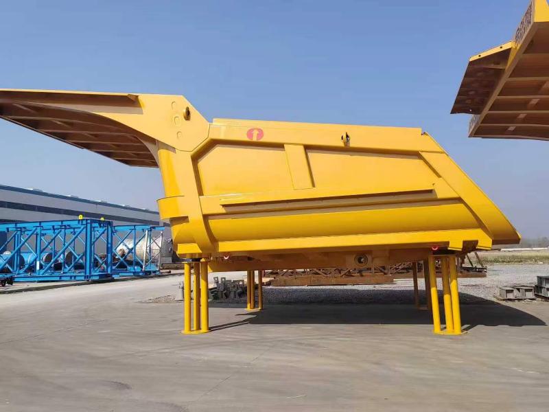 Cargo body of heavy-duty mining dump truck